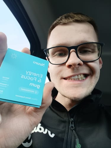 Customer photo review of Energy & Focus Gum