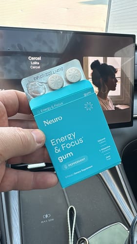 Customer photo review of Energy & Focus Gum