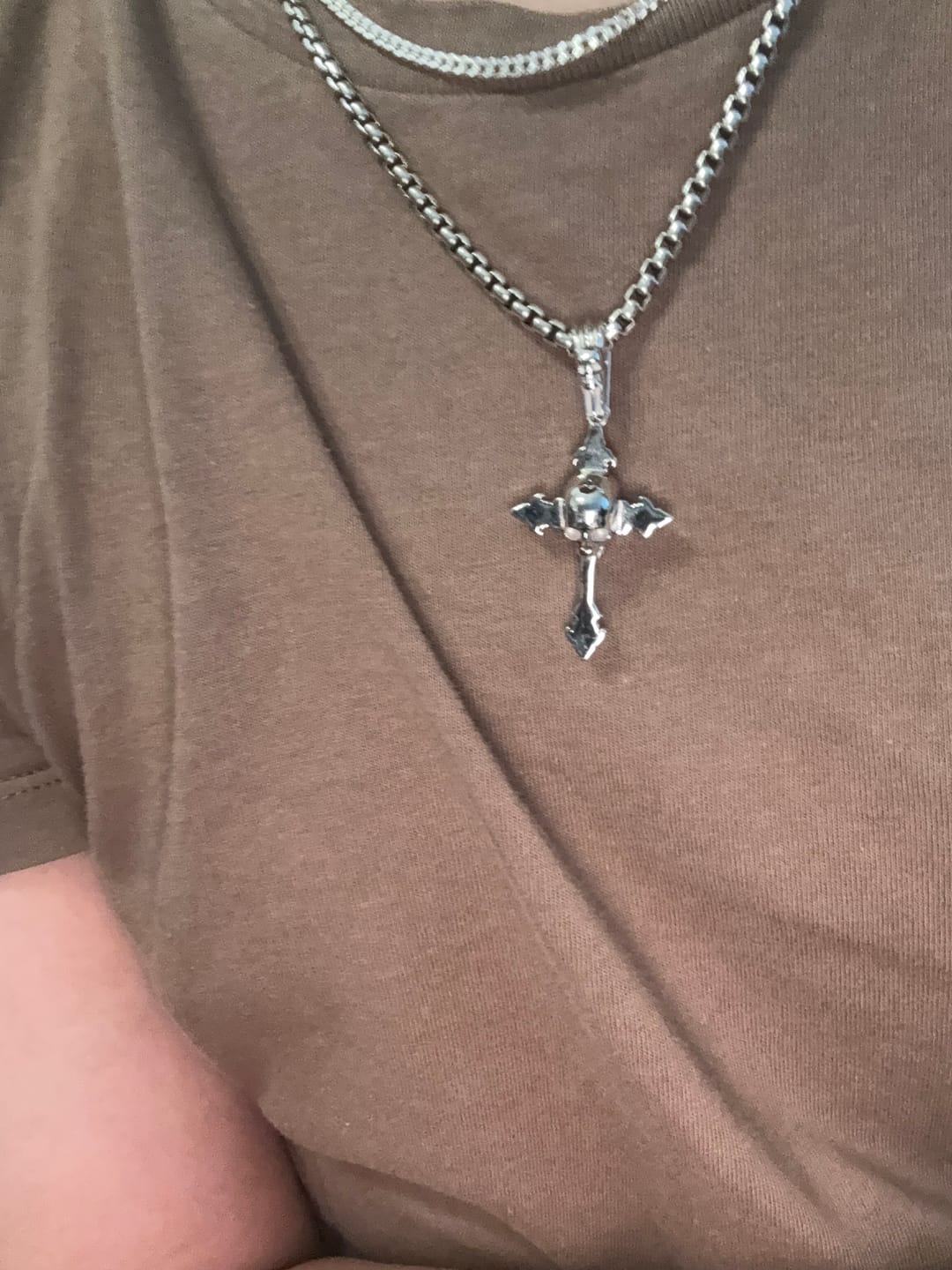 Customer photo review of DOWN YOUR THROAT PENDANT