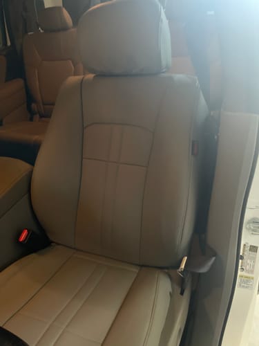 Customer photo review of Premium Custom-Fit Seat Covers