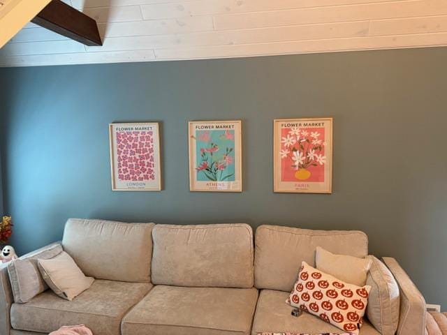 Customer photo review of Flower Market Prints Set of 3 in Pink & Blue
