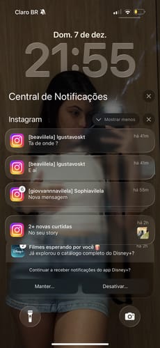 Avaliação com foto de um cliente sobre Case | Transparente MagSafe