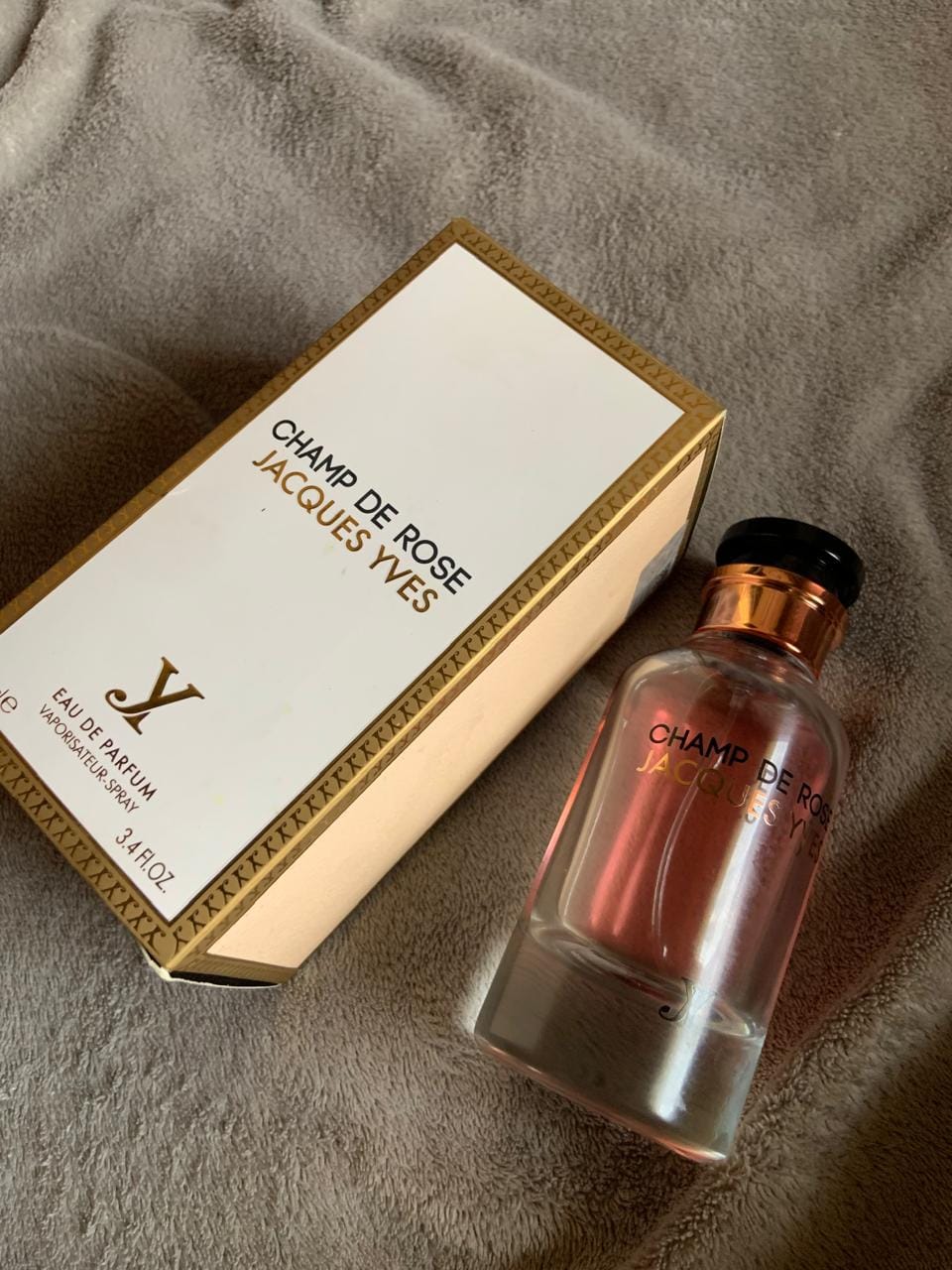 Customer photo review of Champ De Rose Jacques Yves EDP perfume 100ml