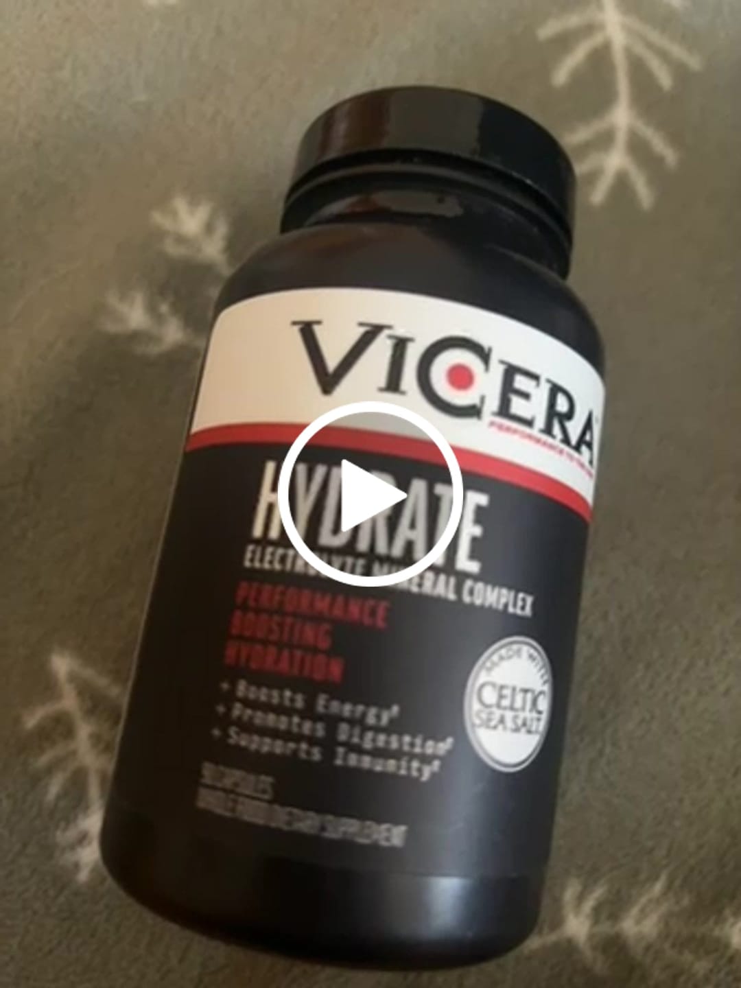 Customer video review of HYDRATE
