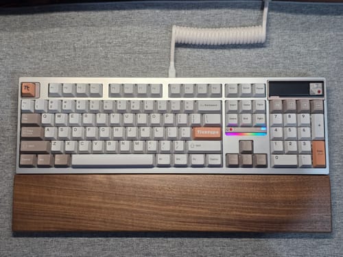 Customer photo review of TICKTYPE DP104 FULL SIZE KEYBOARD KIT PRE-ORDER