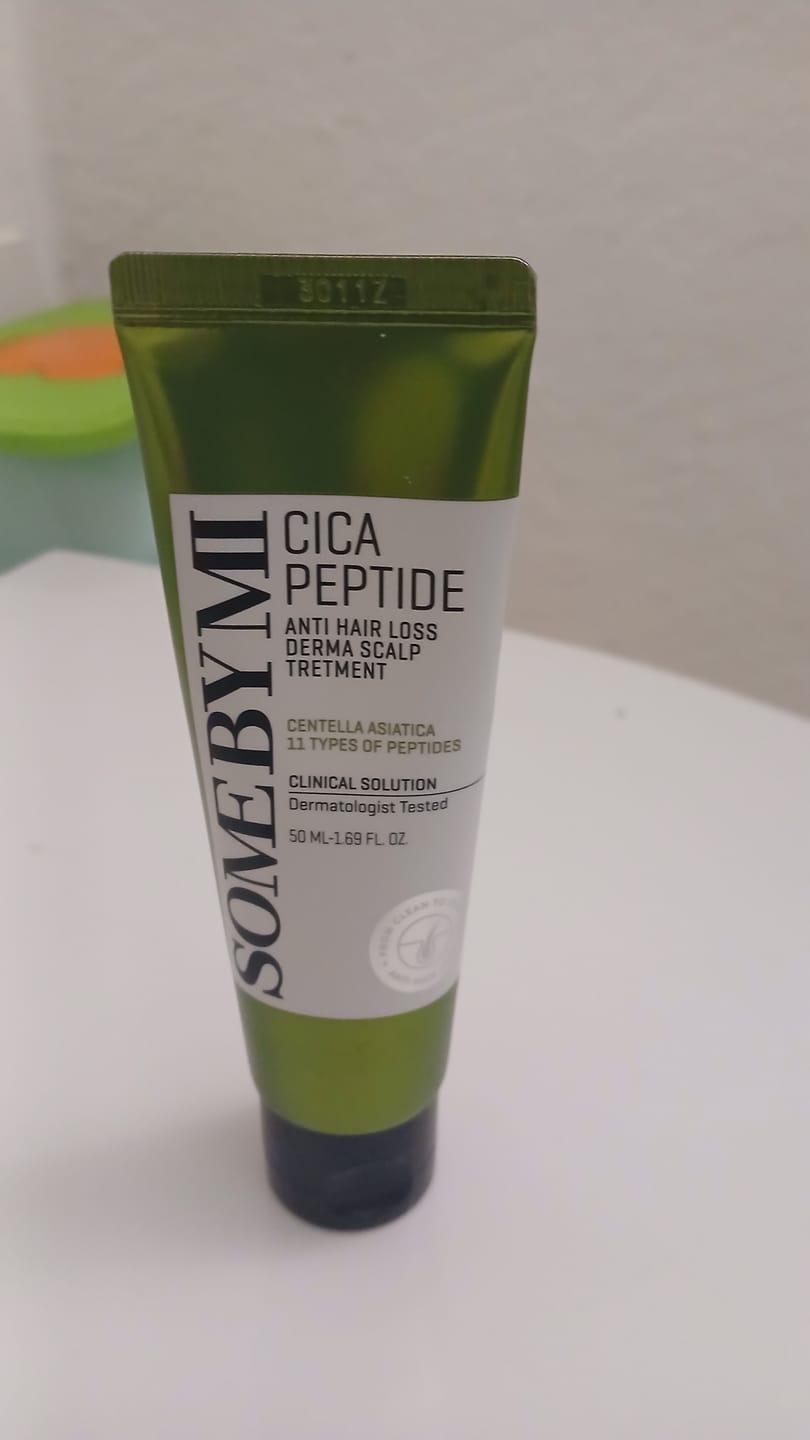 Customer photo review of Nostiprinoša maska matiem Some By Mi Cica Peptide Anti Hair Loss Treatment