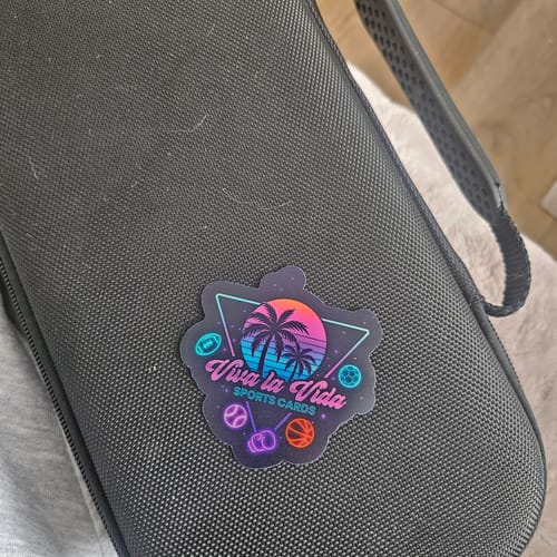 Customer photo review of 100 2.5" Custom Holographic Stickers
