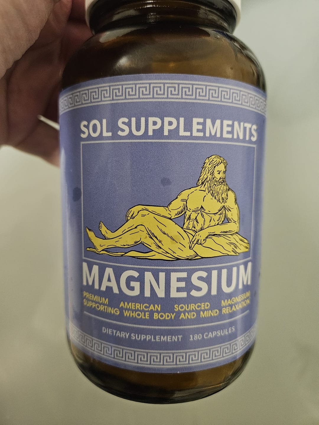 Customer photo review of Sol Supplements Magnesium
