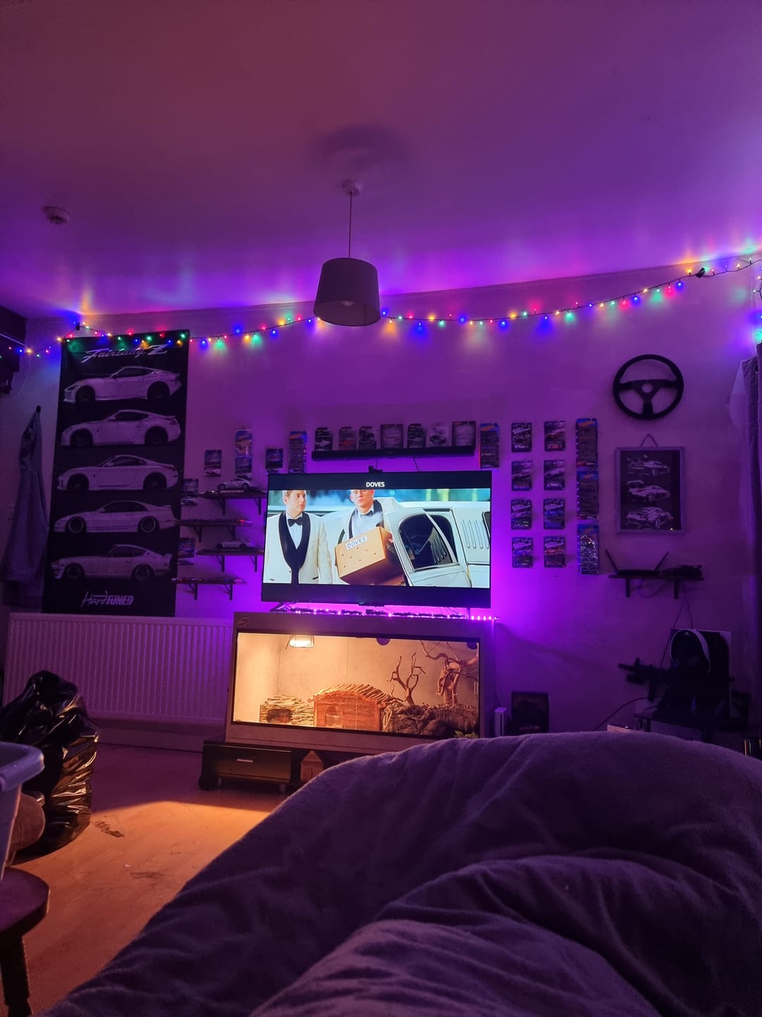 Customer photo review of Nissan Z Generations Garage Flag
