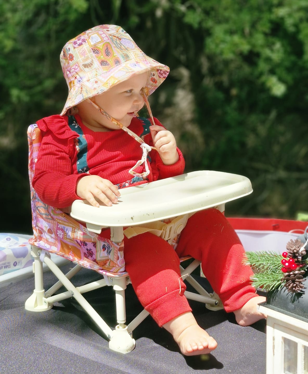 Customer photo review of Amy baby cotton hat