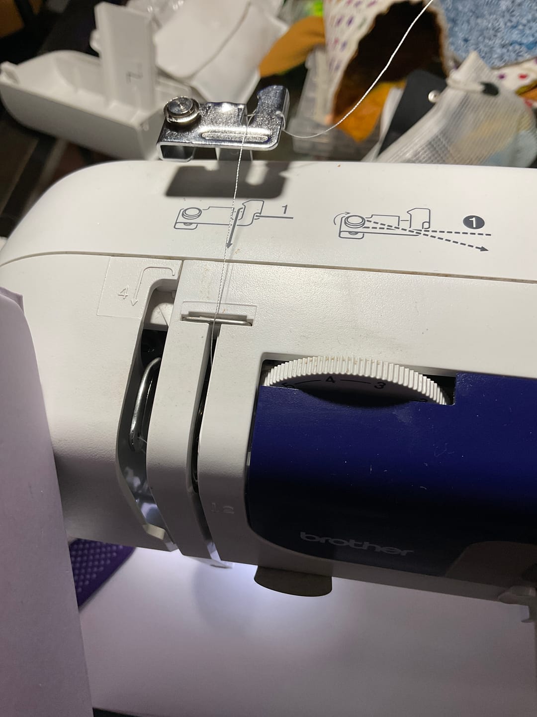 Customer photo review of Thread Guide, Brother #XC4846021