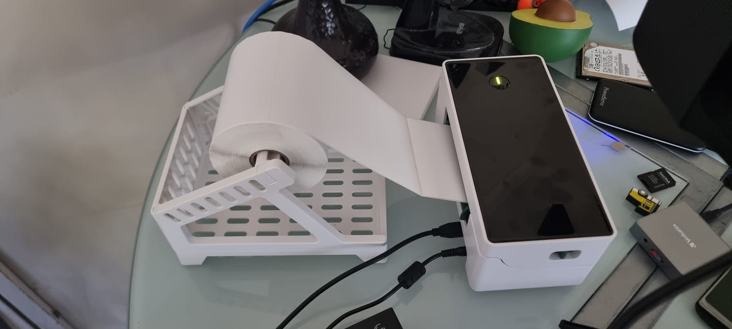 Customer photo review of AUSPRINT Thermal Label Printer (203DPI)