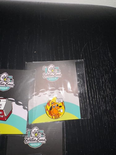 Customer photo review of This is Fine - Ball Marker