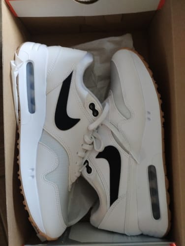 Customer photo review of Nike Air Max 1 '86 OG Golf Big Bubble White Black Gum