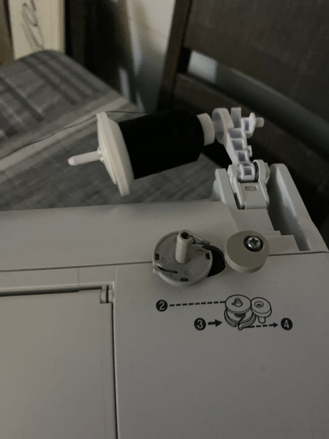 Customer photo review of Spool Pin Assembly, Brother #XG2975001