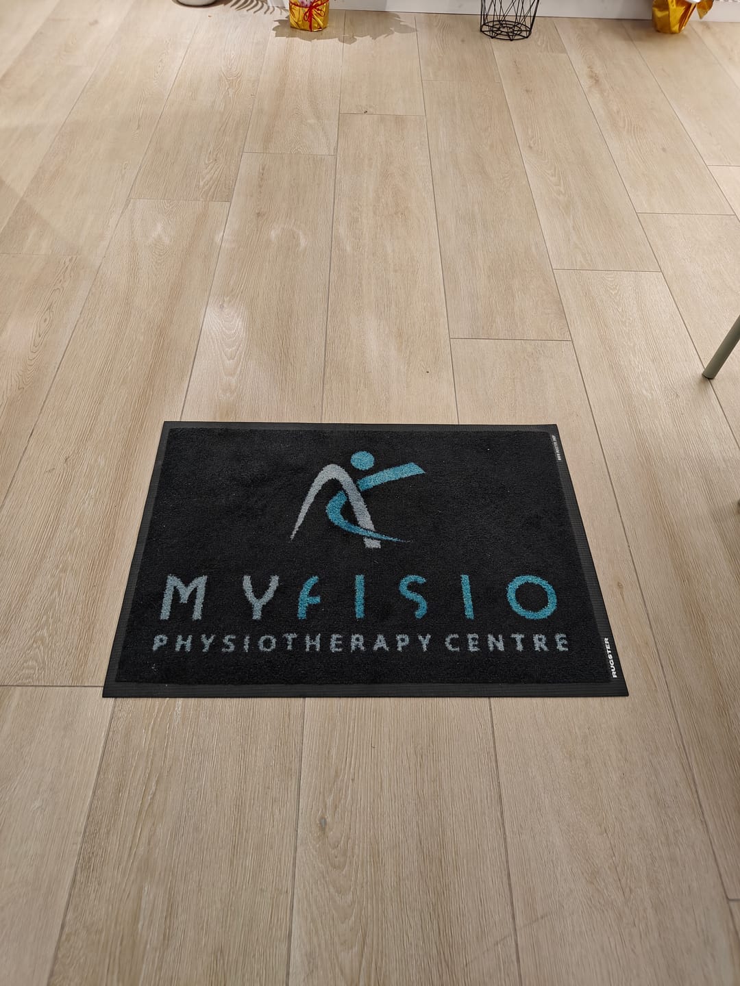 Customer photo review of Custom Indoor Logo Mat
