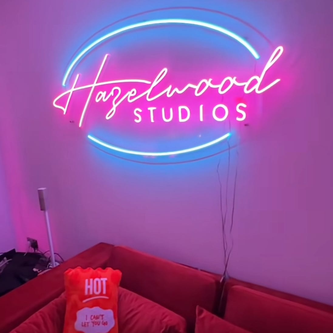 Customer photo review of Design Your Own Neon Sign