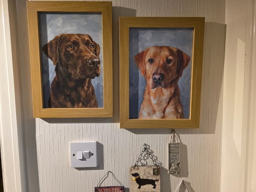 Customer photo review of Pet Portrait