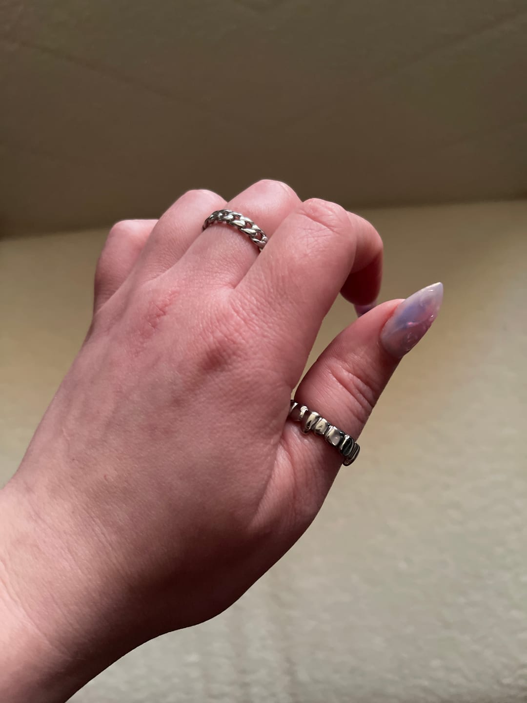 Customer photo review of MINI CUBAN RING