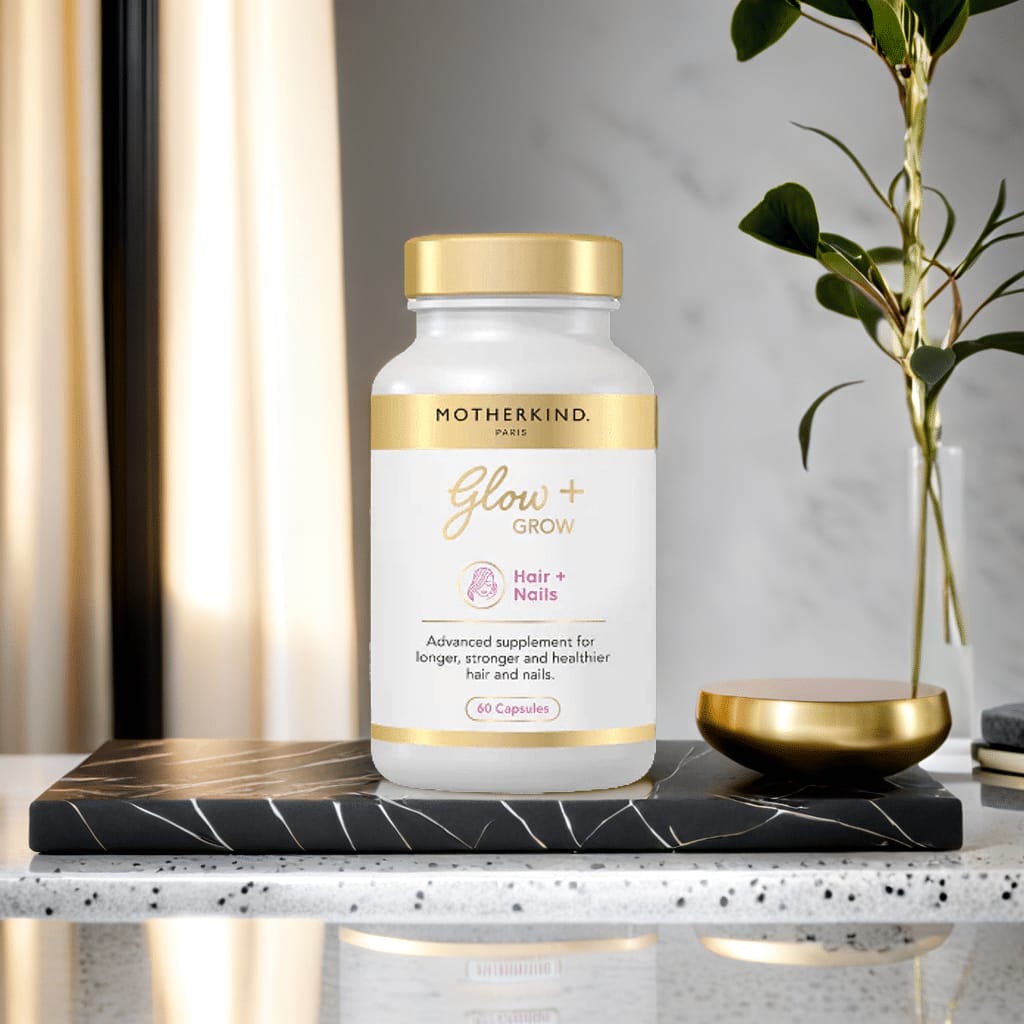 Customer photo review of Glow + Grow Hair Growth Collagen