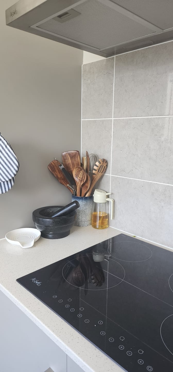 Customer photo review of 10 Piece Teak Wooden Utensil Set