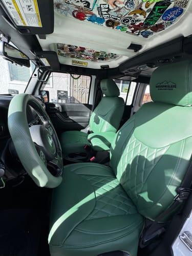Customer photo review of Premium Custom-Fit Seat Covers