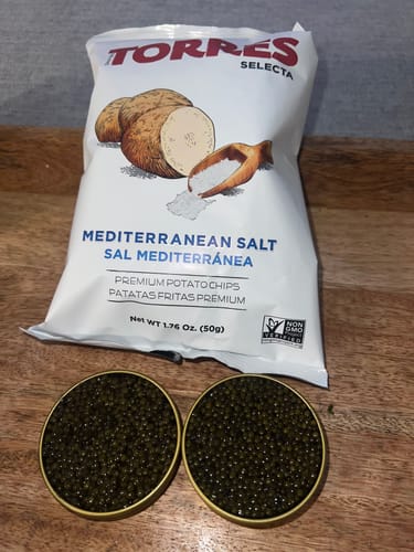 Customer photo review of Torres Potato Chips with Mediterranean Salt