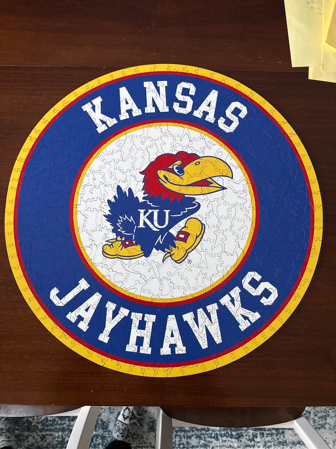 Customer photo review of University of Kansas - Wooden Puzzle