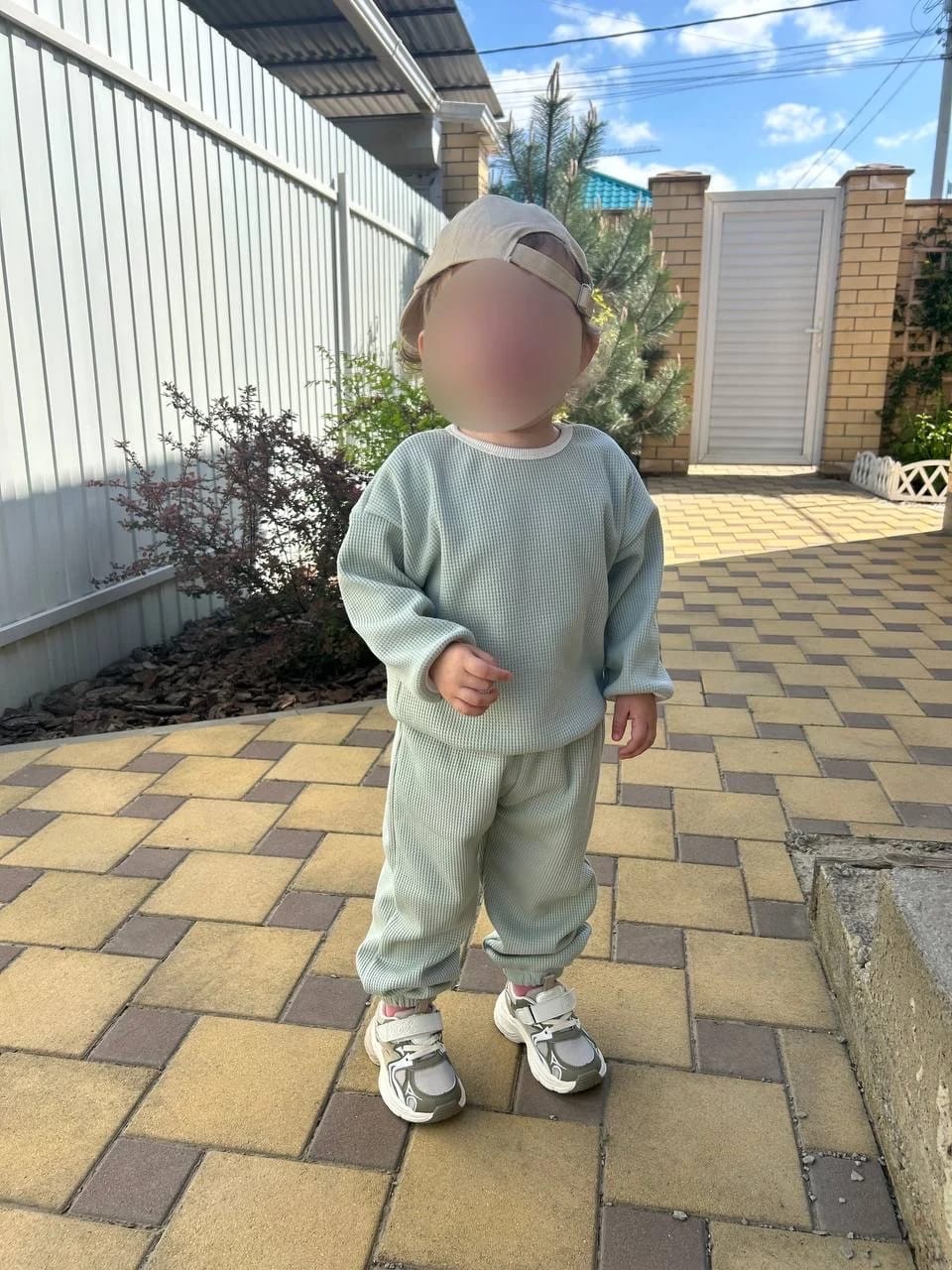 Customer photo review of Benny Waffle Jogger Set