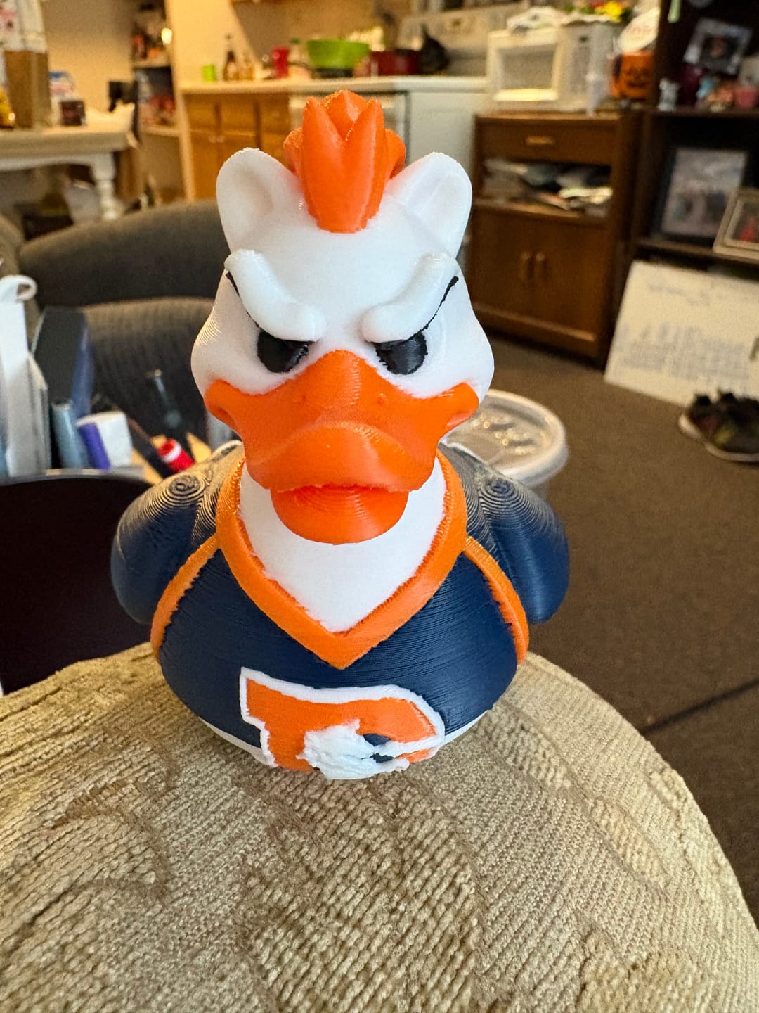 Customer photo review of DENVER BRONCOS DUCK – BUILT FOR SUNDAYS. READY FOR GAME DAY.