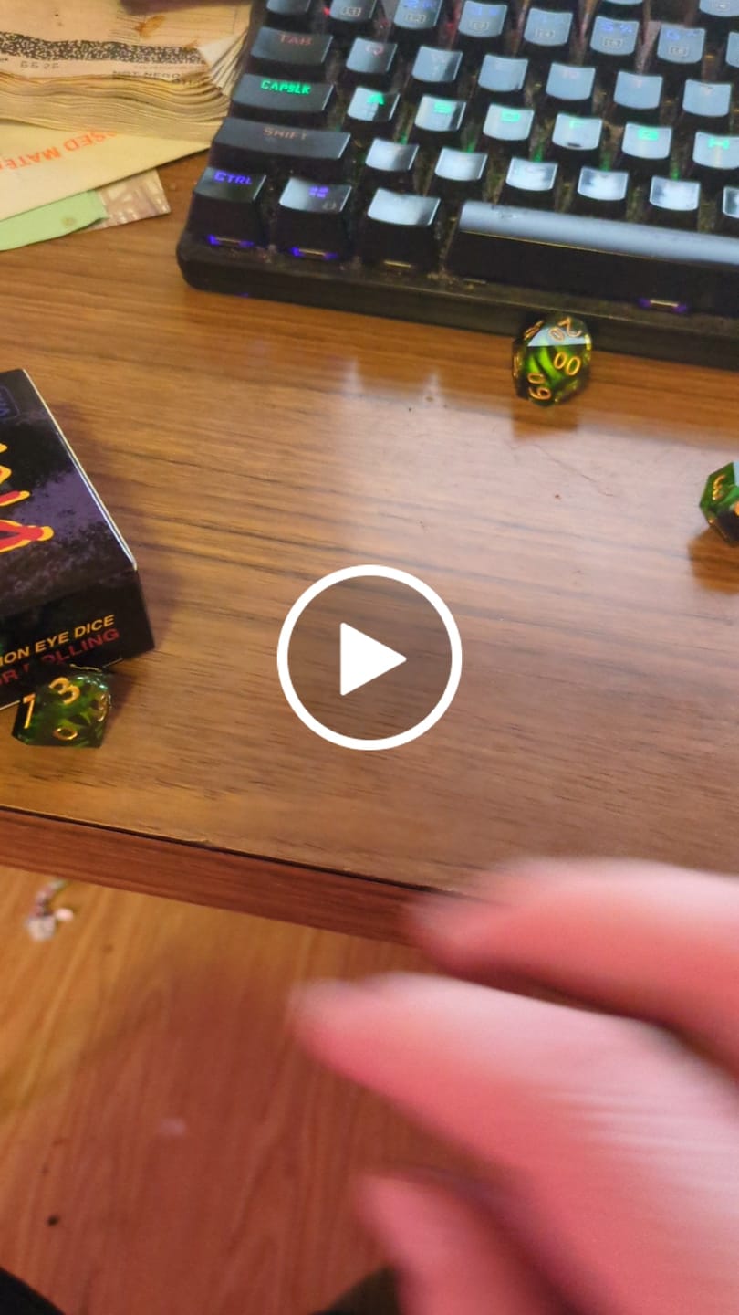 Customer video review of Joe Bob Briggs Last Drive-In VHS Demon Dice | Limited Edition Charity Dice!