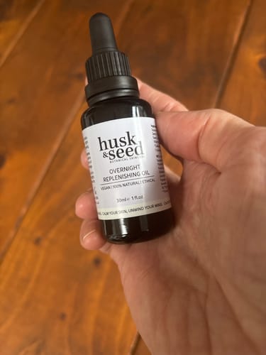 Customer photo review of Overnight Replenishing Oil