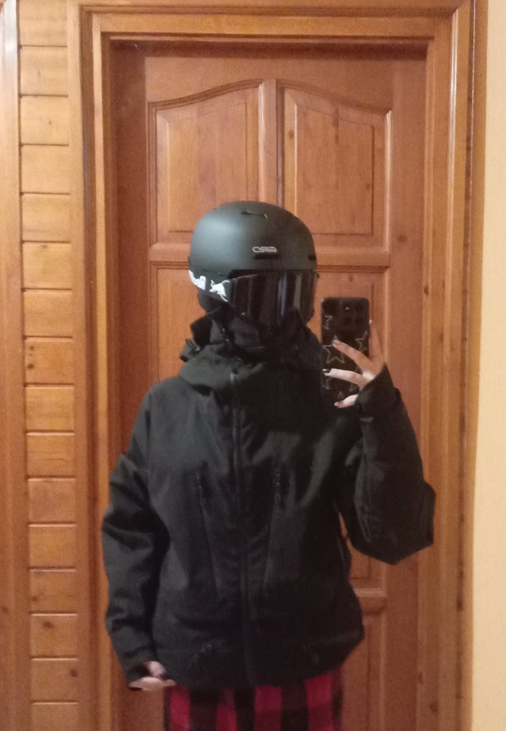 Customer photo review of Women's Pink Multifunctional Waterproof Insulated Snow Jacket