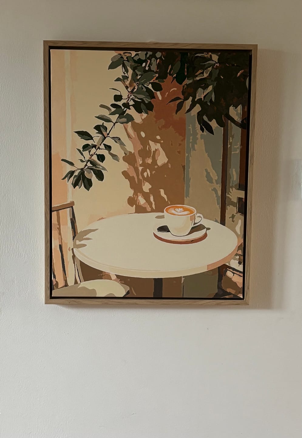 Customer photo review of Morning coffee | Paint by Numbers