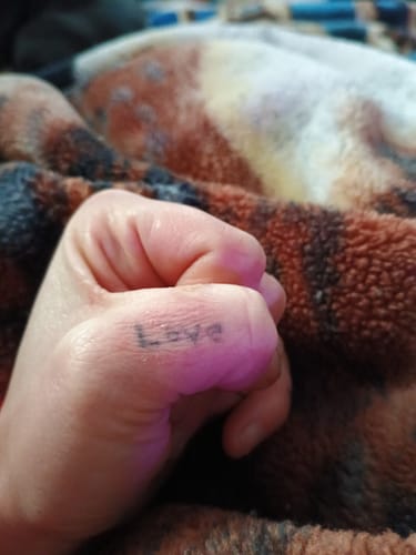 Customer photo review of Premium Black Tattoo Ink