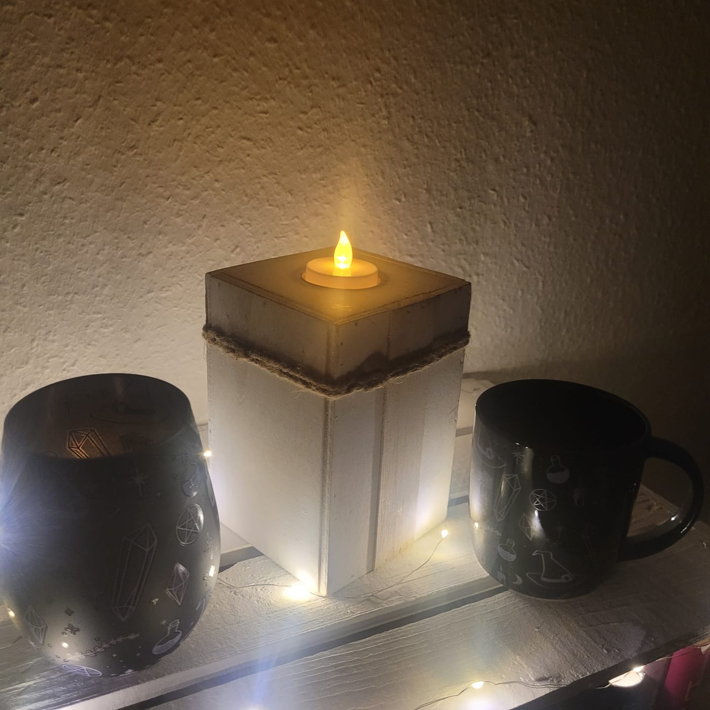 Customer photo review of Trinkglas Crystal Witch – Magisches Glas mit Kristallen