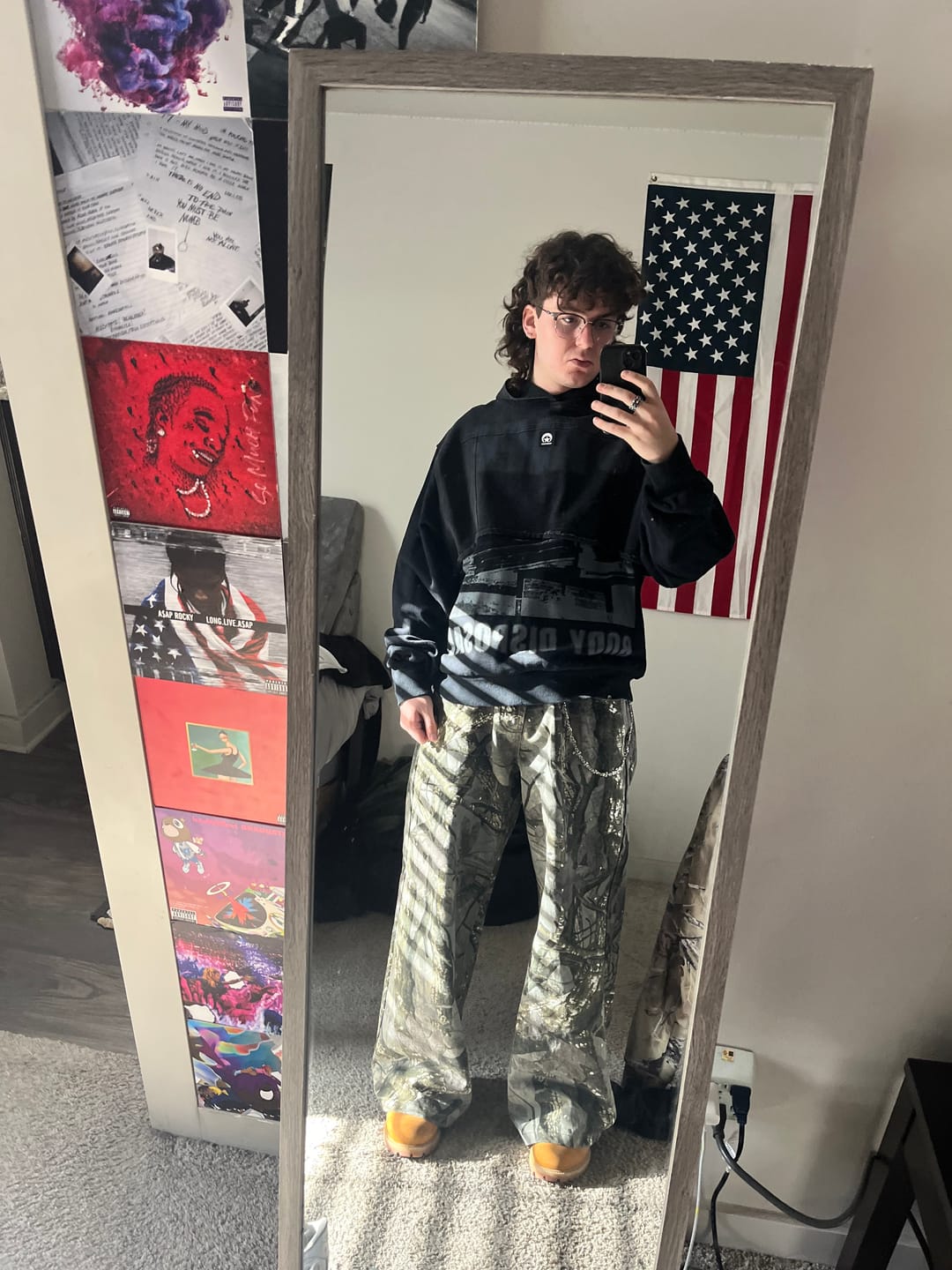 Customer photo review of Woodland Camo Denim