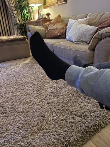 Customer photo review of Crew Socks