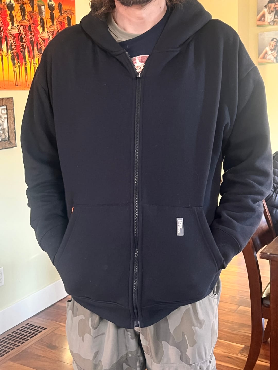 Customer photo review of Cloudburst Zip Hoodie