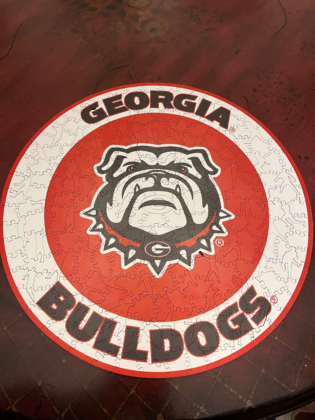 Customer photo review of University of Georgia - Wooden Puzzle