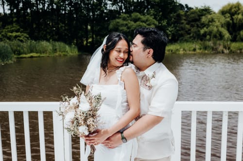 Customer photo review of Timeless Petals Bridal Collection – White