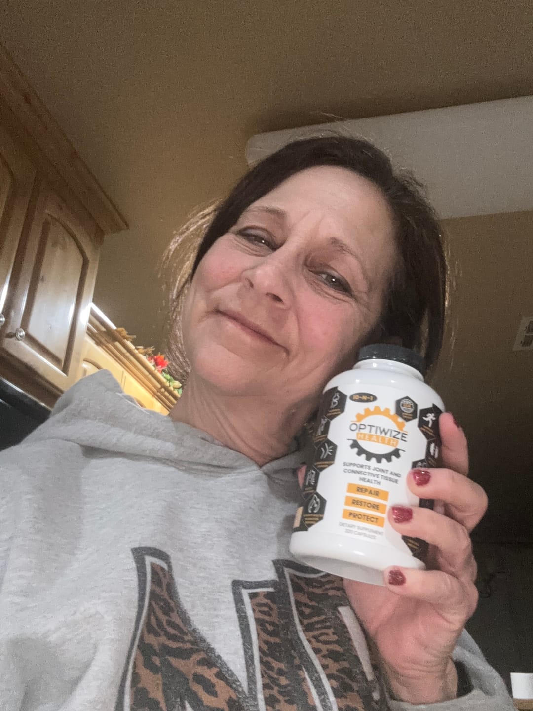 Customer photo review of OptiWize Collagen +Plus Human Supplement for Joint Health