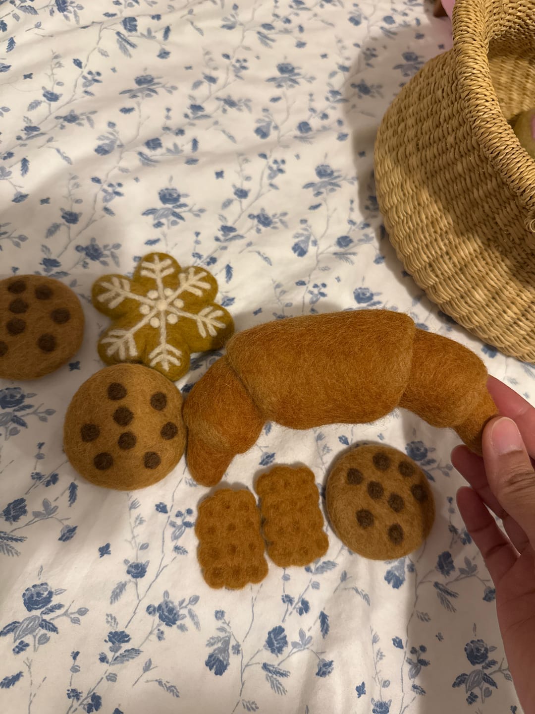 Customer photo review of Felt Plain Croissant