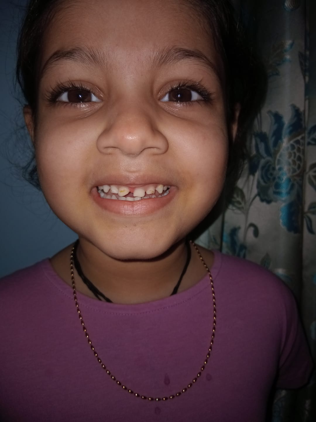 Customer photo review of Gold Beaded Necklace