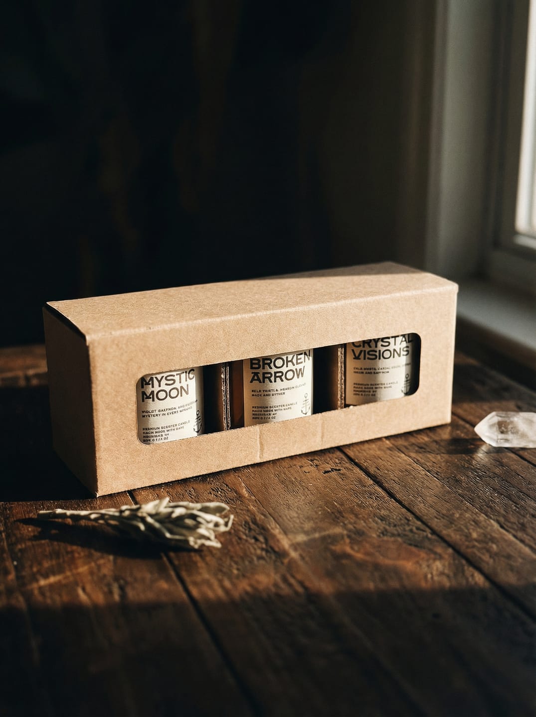 Customer photo review of 9 oz Straight Sided Glass Jar 3-Pack Retail Box™