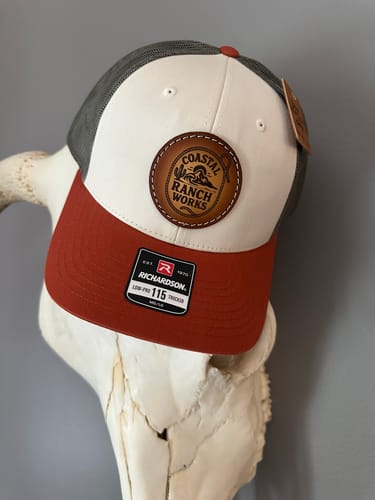 Customer photo review of Premium Custom Leather Patch Hats (Wholesale)