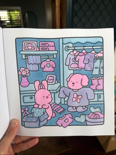 Customer photo review of Ohuhu Honolulu 48 Pastel Colors Dual Tips Alcohol Art Markers-Sweetness