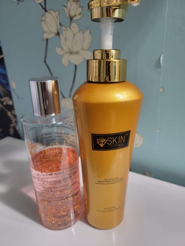 Customer photo review of Anti-Aging Moisturizing Body Lotion