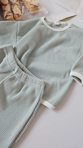 Customer photo review of Benny Waffle Jogger Set