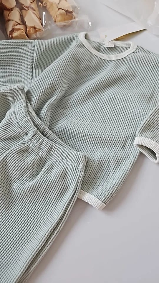 Customer photo review of Benny Waffle Jogger Set